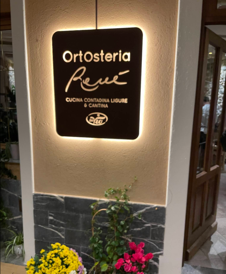 Dinner at OrtOsteria Renè at Bio Vio in Bastia d’Albenga